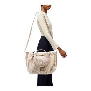 House of Harlow 1960 Sherpa Leather Weekender Bag